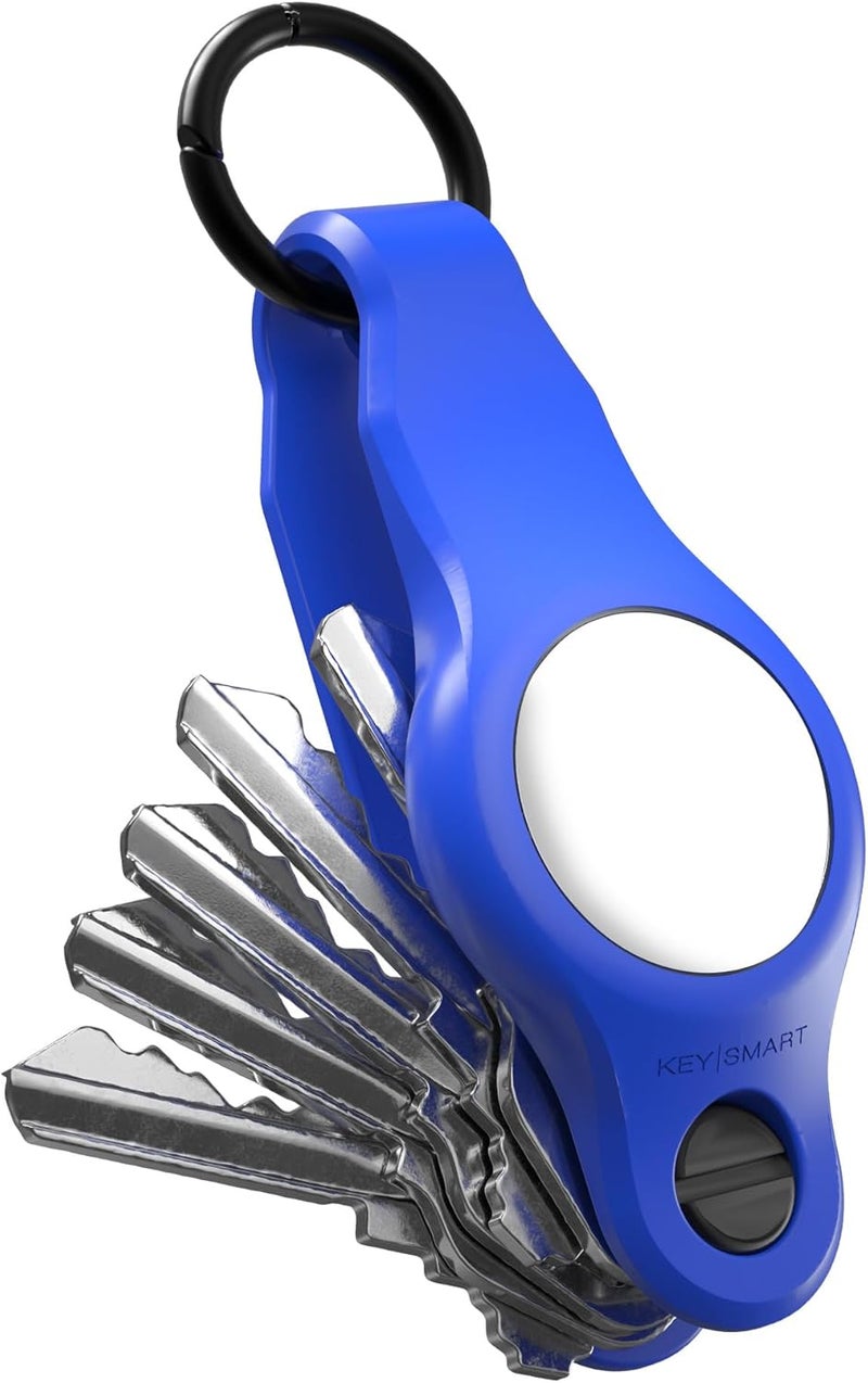 key smart KeySmart Air - Premium Keychain Key Holder Compatible with Apple AirTag, 5 Key Organizer Keychain, Air Tags Not Included - Image 1